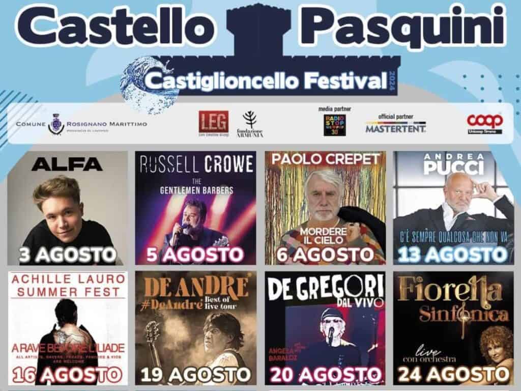 locandina castiglioncello festival 2024 • TUTTIGIORNI