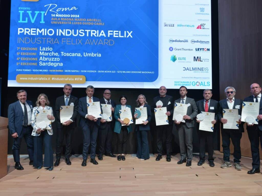 Industria Felix 2024, Scapigliato premiata tra le migliori imprese ambientali della Toscana